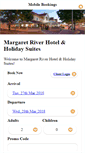 Mobile Screenshot of bookings.margaretriverhotel.com.au